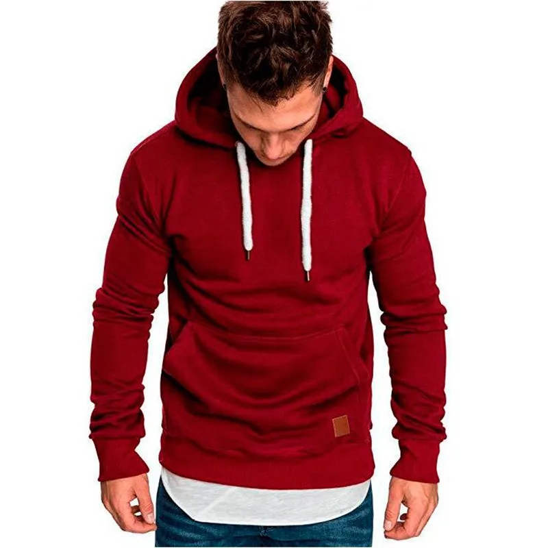 Мужская толстовка с длинным рукавом на осень и весну повседневные толстовки