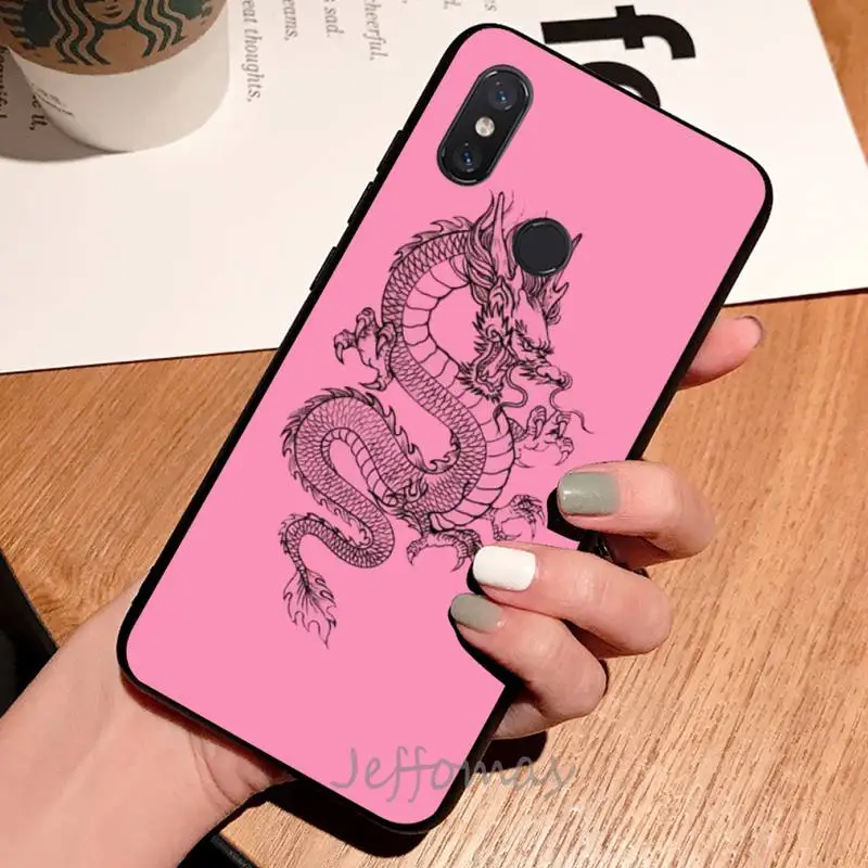 

Chinese dragon ferocious cartoon cool Phone Case For Xiaomi Redmi 7 8 9t a3Pro 9se k20 mi8 max3 lite 9 note 9s 10 pro