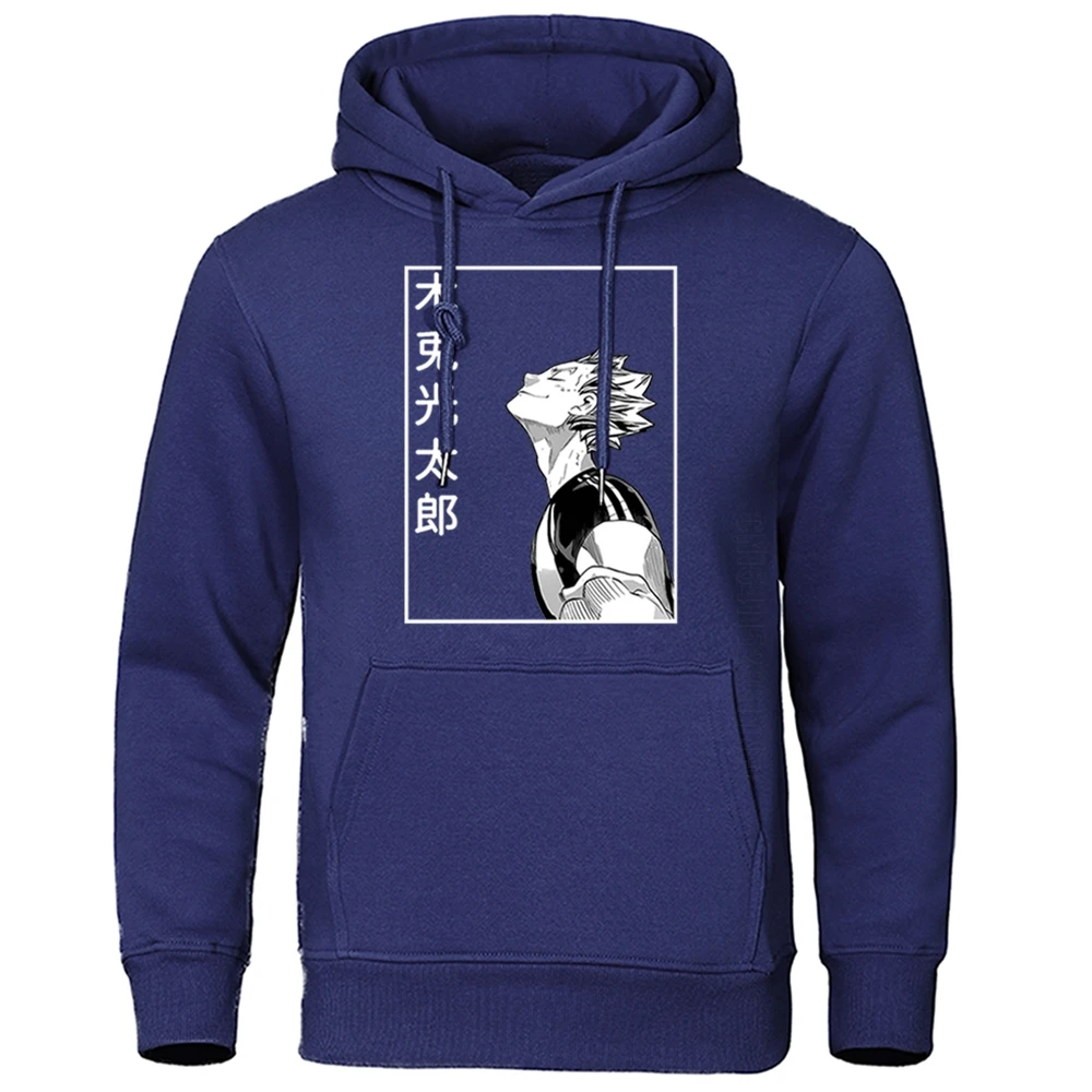 

Haikyuu Printed Hoodie Men Hoodies Japanese Cartoon Pullover Men Harajuku Daily Casual Sweatshirt Cartoon Male Streetwears