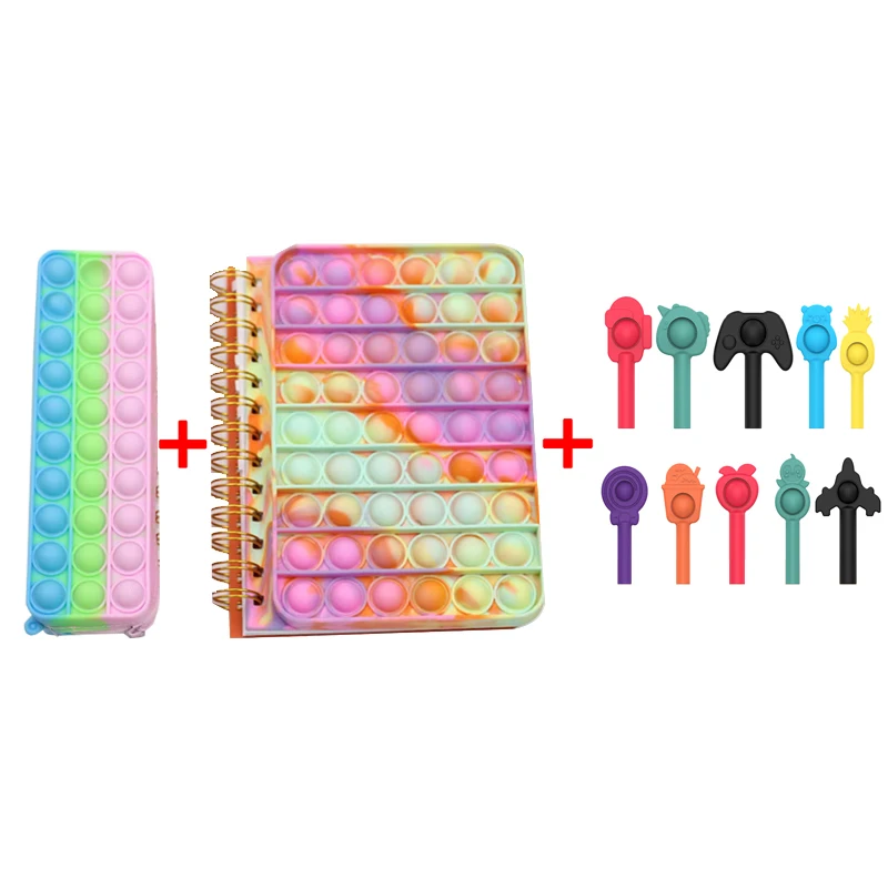 

Блокнот Pop Its Sst, 50 страниц, школьный блокнот для письма, игрушка-антистресс, блокнот для письма, сенсорный блокнот, детские образовательные п...