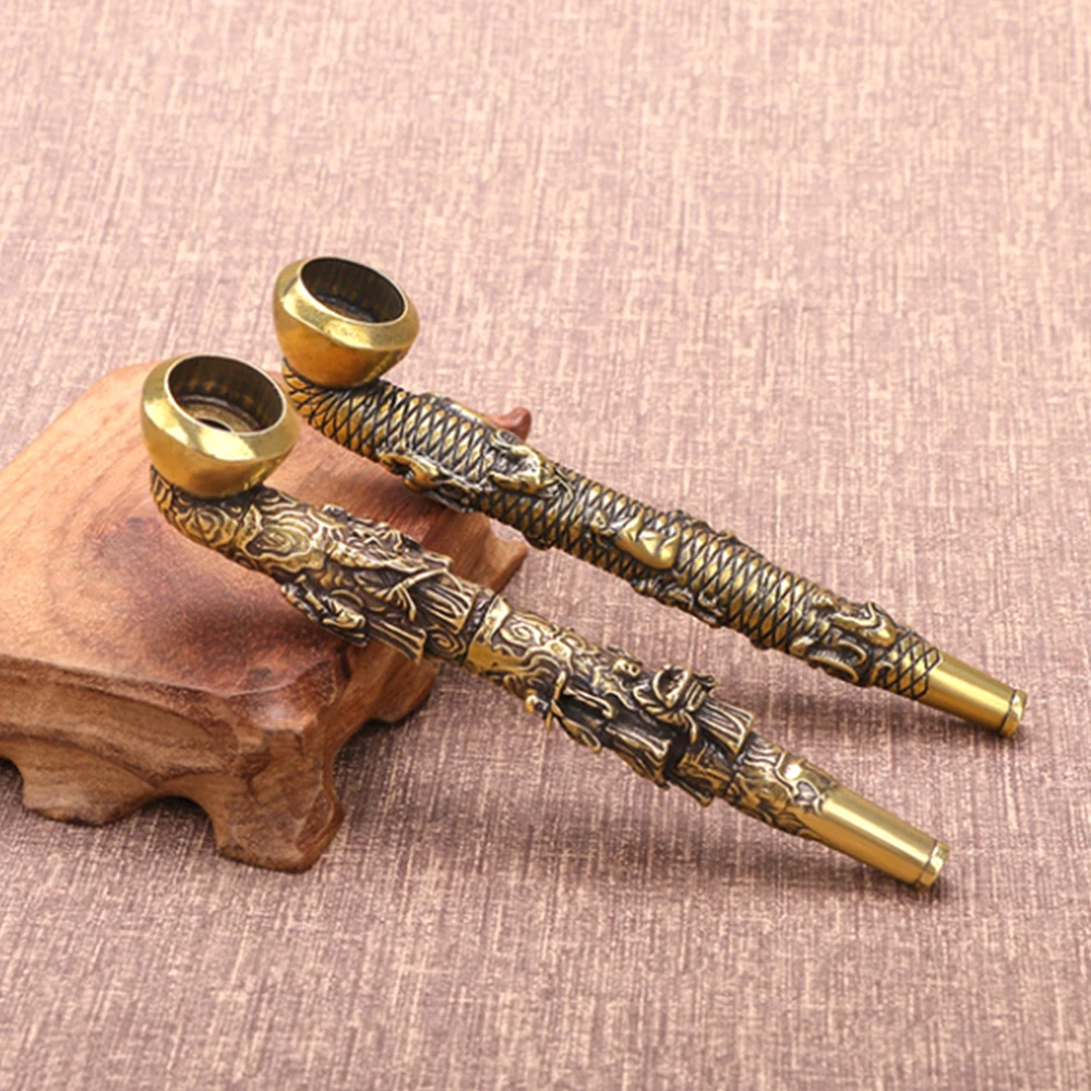

10Pcs Brass Pipe Smoking Pipes Zodiac Metal Grinder Tobacco Herb Smoke Smoking Cigarette Accessories Pipas Fumar Hierba