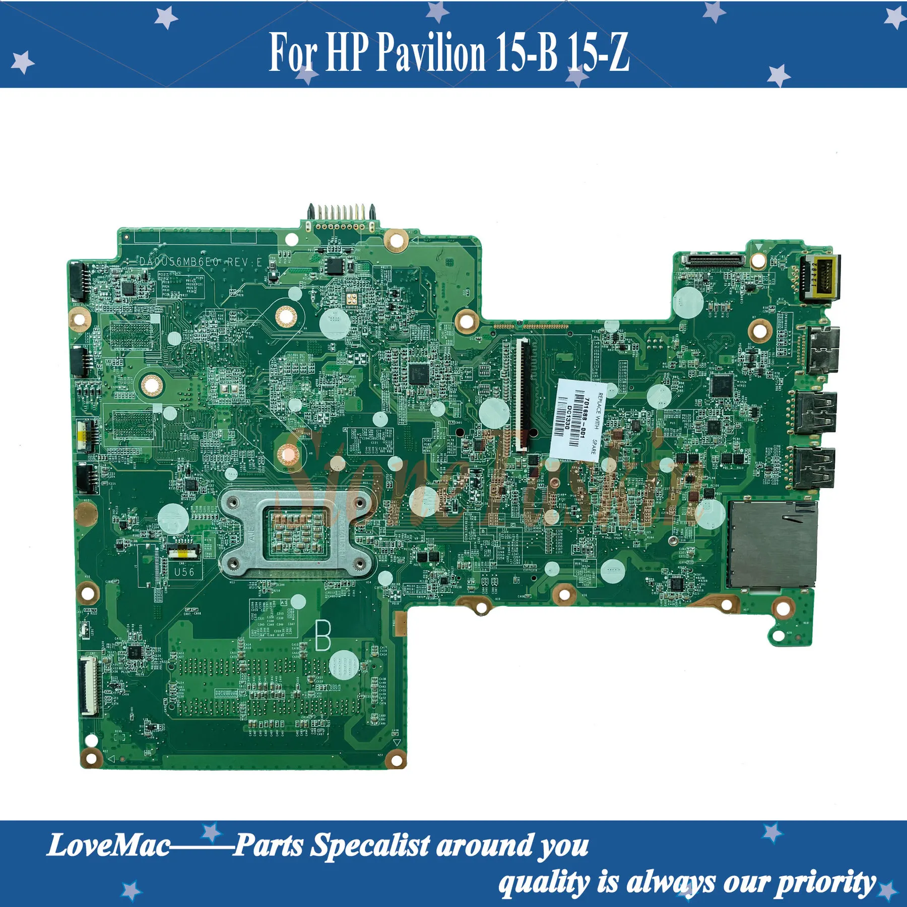 Высокое качество 709175-501 для струйного принтера HP Pavilion 15-B 15-Z Материнская плата