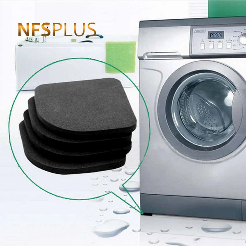 

4PCS/SET EVA Protective Pads For Washing Machine Anti Vibration Shockproof Pad Anti-Slip Floor Mat For Chair Table Furniture Leg