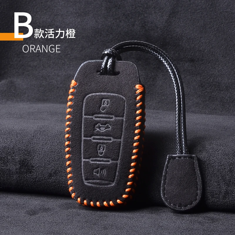 

Leather Car Remote Key Case Cover Holder Shell For Great Wall Haval Hover H1 H4 H6 H7 H9 F5 F7 H2S GMW Coupe Auto Accessories