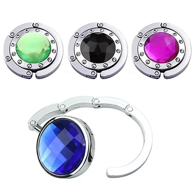 Портативная металлическая складная вешалка для сумок и кошельков держатель