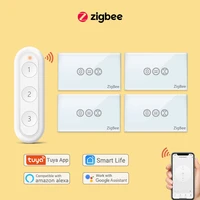 tuya smart life zigbee3 0 us curtain switch and remote for roller shutter works with smartthings conbee deconz stick domoticz