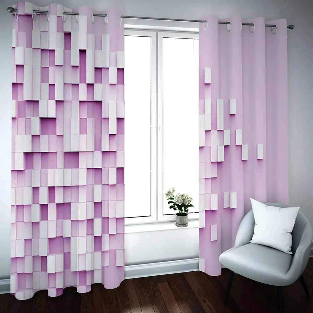 Затемняющие шторы на окна 3D занавески для гостиной спальни Фотошторы девочек