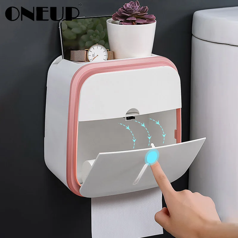 Настенный держатель для туалетной бумаги ONEUP домашний водонепроницаемый