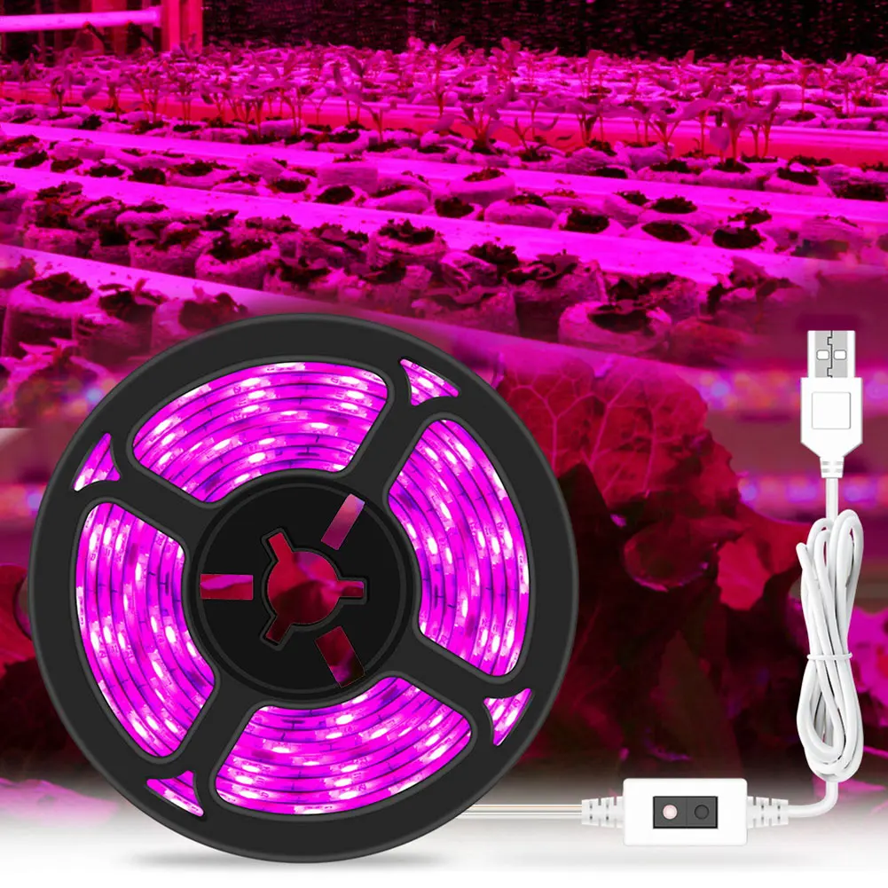 

Garden Indoor Plants Free Cut Self Adhesive With Controller IP65 Waterproof Hand Sweep Induction Nursery LED Grow Light Strip