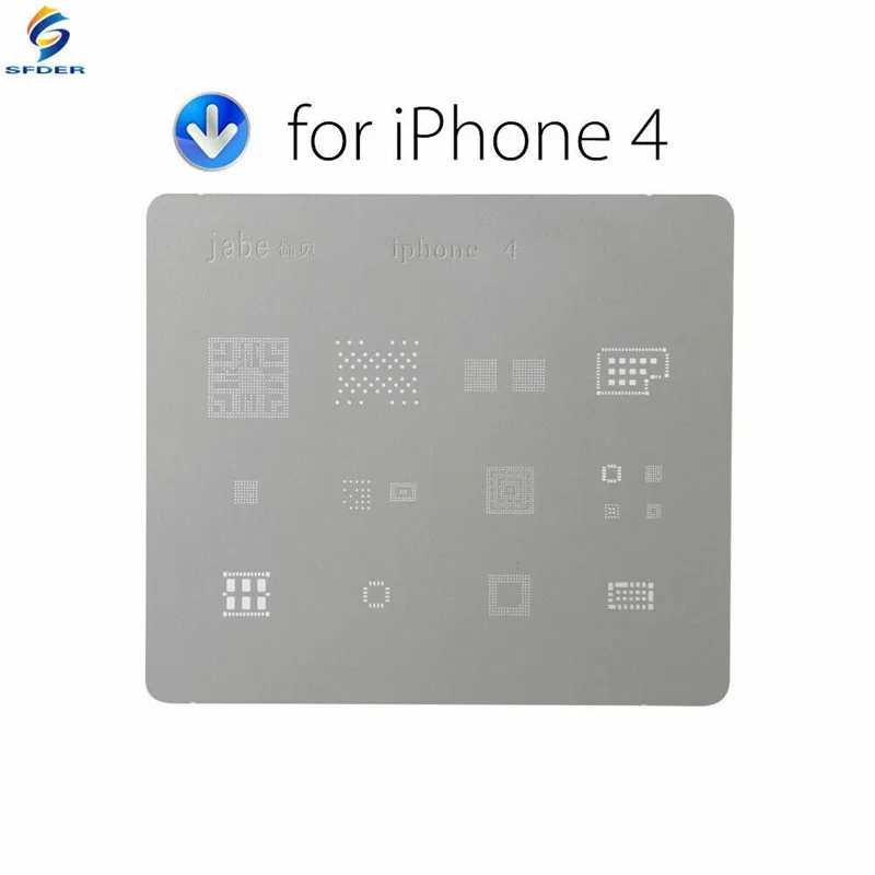 15PCS Motherboard IC Chip Ball Soldering Net Steel Plate For IPhone 4 4S 5 5S 5C SE 6 6P 6S 6SP 7 7P 8 8P X CPU Repair Tools | Инструменты