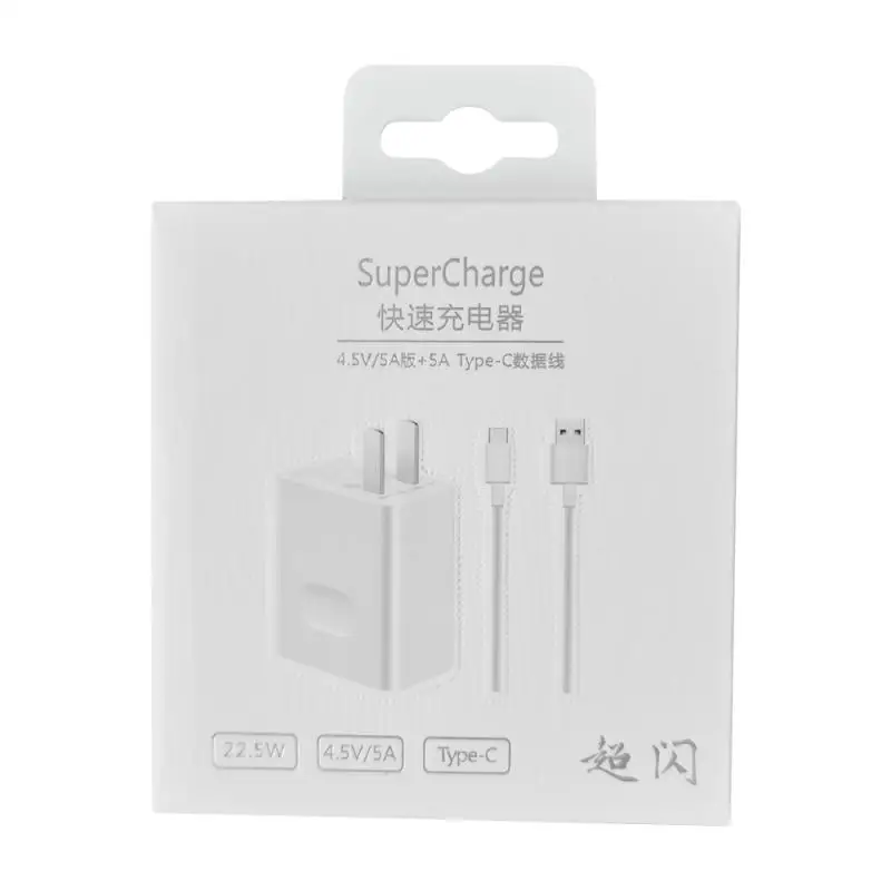 22 5 W Кабель с разъемом типа C USB кабель для быстродействующего зарядного