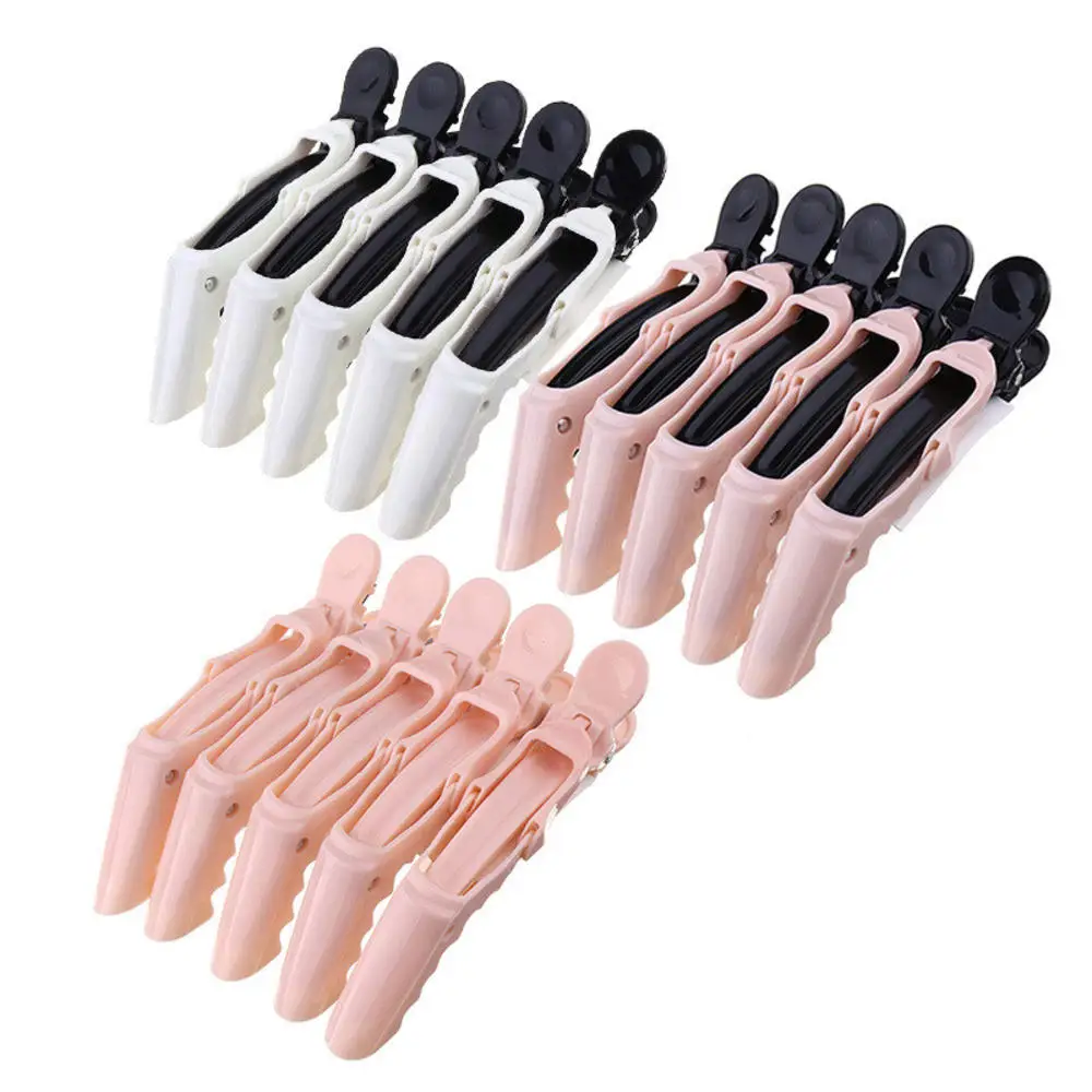 

New 5Pcs/pack Hairdressing Alligator Hair Clips Clamps Holding Hair Section Claw Bow Hairpins Hair Styling Accessories DIY Home