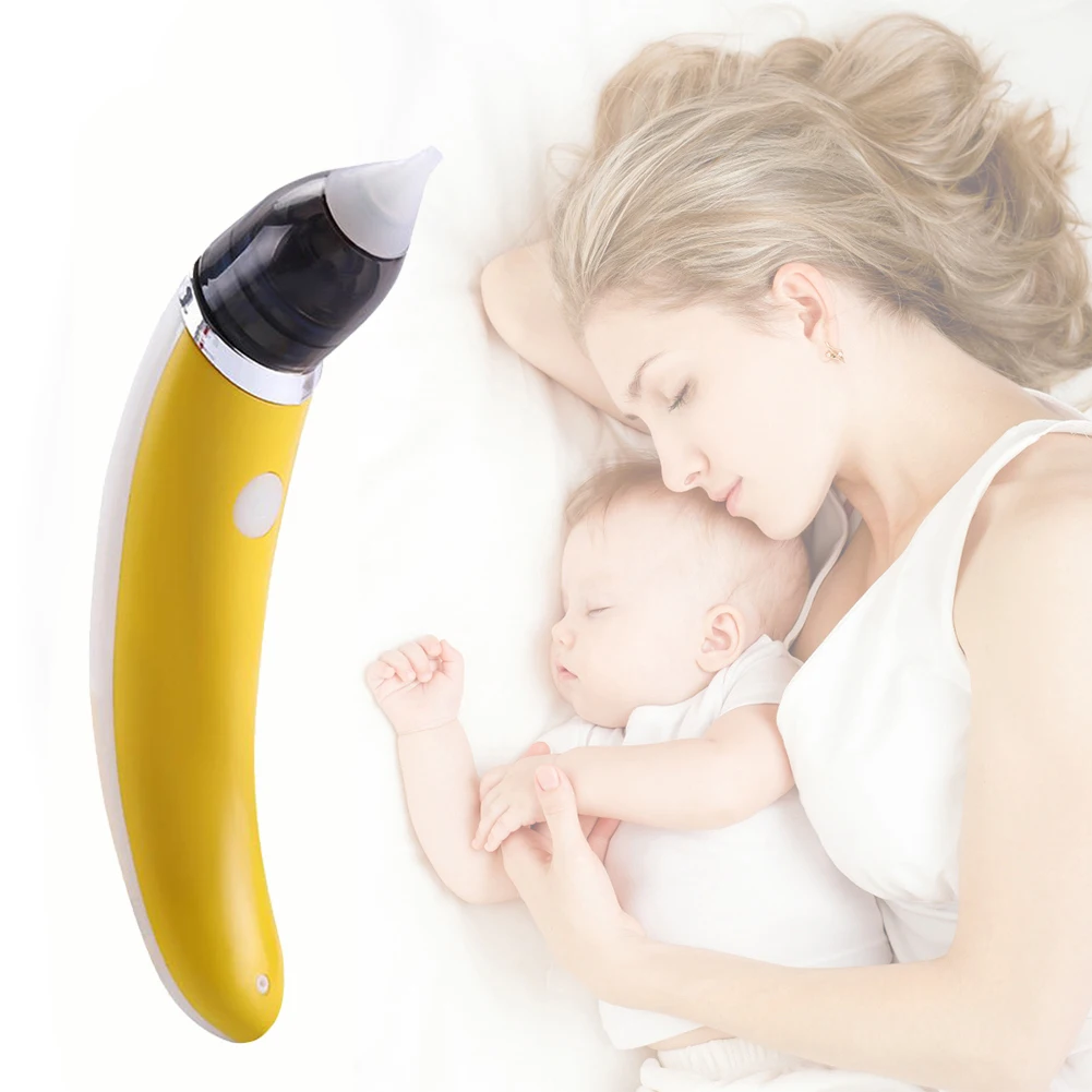 

Silicone Baby Nasal Aspirator Electric Safety Nose Cleaner Vacuum Suction Sucker Antibackflow Baby Nasal Aspirator