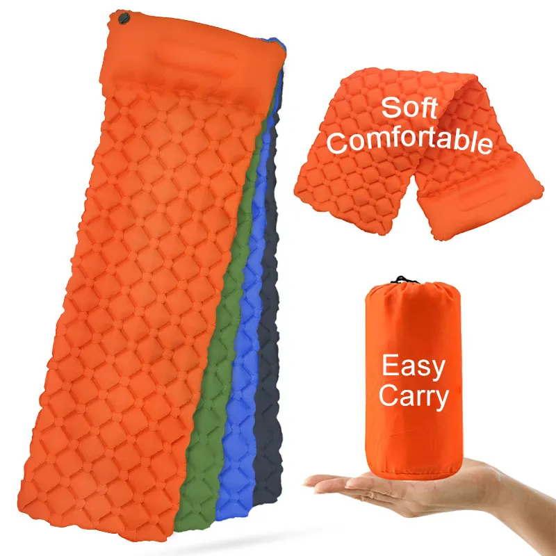 Сверхлегкий Открытый надувной матрас коврик для сна портативный одиночный