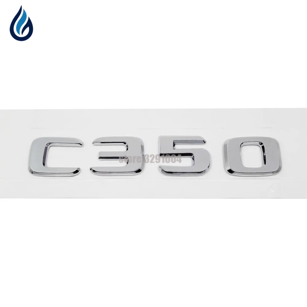 

Car Styling For Mercedes Benz C Class C300 C300L C350 Discharge Capacity Refitting Emblem Sticker For W204 W203 W211 W210 W212