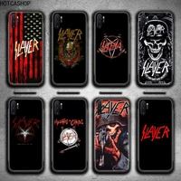 slayer heavy metal rock band phone case for samsung galaxy note20 ultra 7 8 9 10 plus lite j7 j8 plus 2018 prime m21