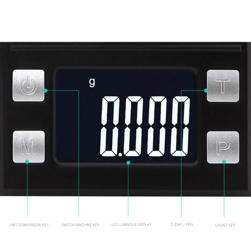 10/20/30/50g/100g/0 001g LCD Цифровые весы для ювелирных изделий лабораторные с точностью B85C |