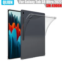 tablet case for samsung galaxy tab s8 ultra 2022 14 6 silicone soft shell airbag transparent protection cover sm x906n sm x900