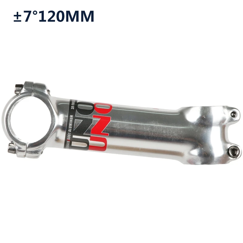 7 Degree 120mm UNO 31,8*28,6 мм сплав дорога горный велосипед ствол руль для велосипеда 7 17 35 градусов полированный серебряный велосипед ствол MTB - Цвет: 7 Degree 120mm