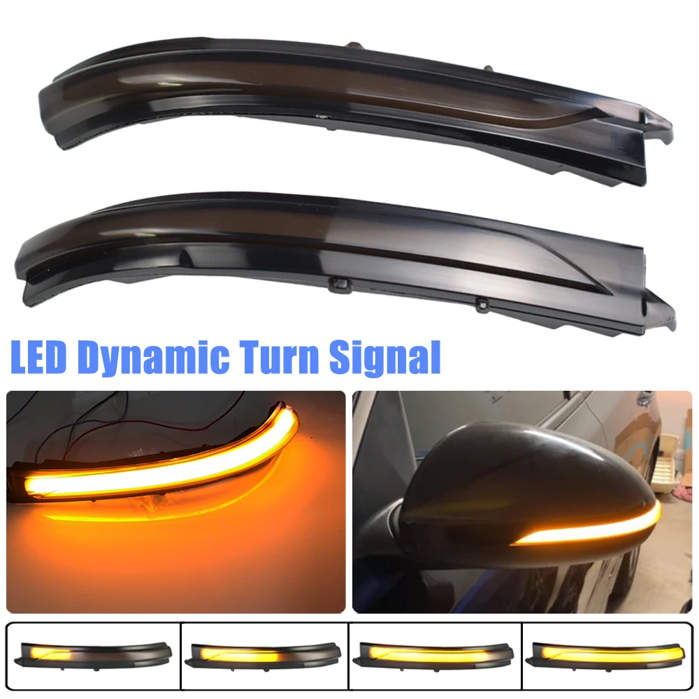 

2pcs Dynamic Blinker For Kia K5 Optima MK4 JF 2016 2017 2018 2019 LED Turn Signal Light Side Mirror Indicator