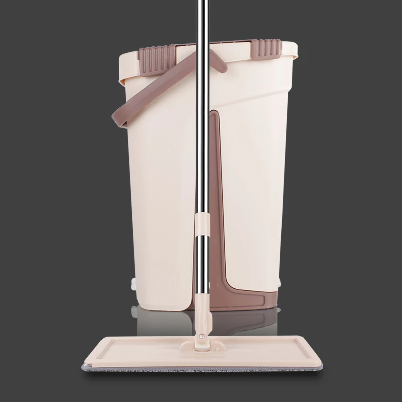 Швабра с автоматическим вращением для дома мытья полов без рук ультратонкая