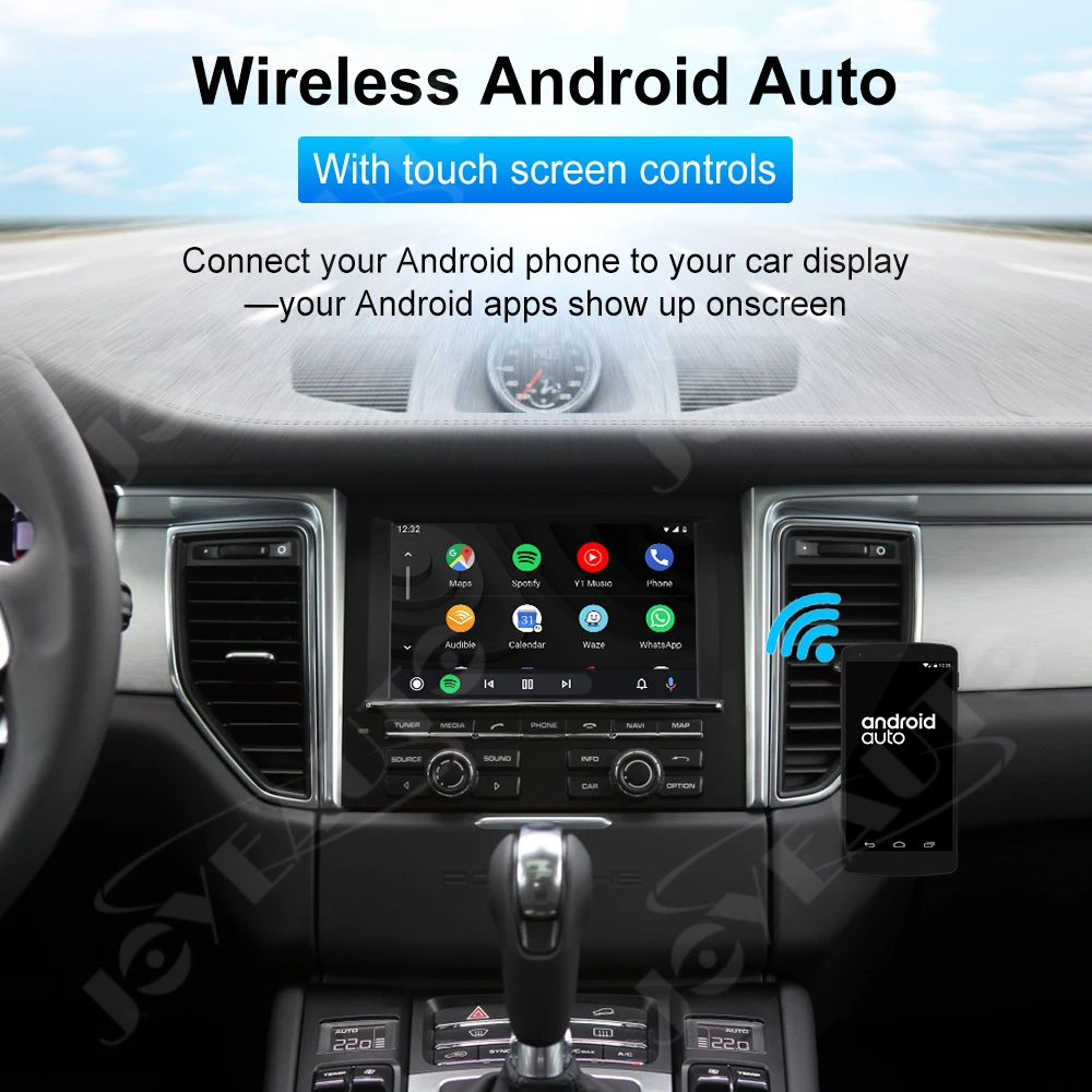 저렴한 JOYEAUTO-무선 애플 카플레이 모듈, 안드로이드 오토 2010-2016, 포르쉐 마칸 PCM3.1, 카 플레이 스테레오 멀티미디어 DVD 플레이어 박스