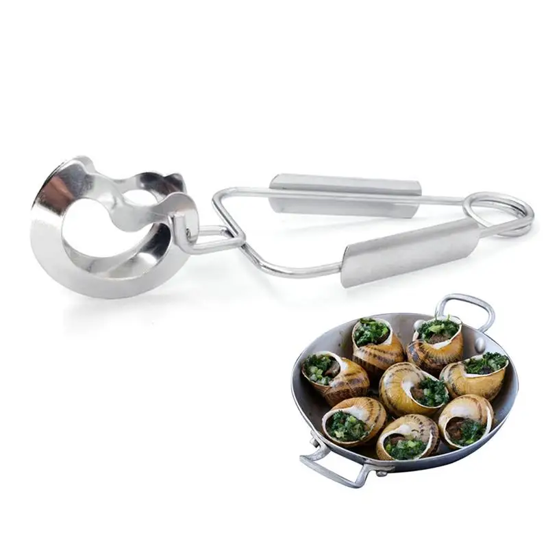 

1 шт. Кухня Tong Нержавеющая сталь Творческий Весна Еда Tong кулинарные щипцы для Улитка кухонная утварь кухонные принадлежности для Кухня