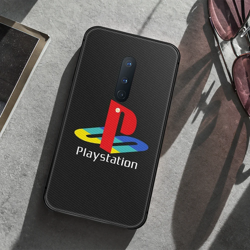 

PlayStation ps Phone Case Cover Hull For 1+ Oneplus 5T 6 6T 7 7T 8 8T Pro black Shell Pretty Waterproof Soft Funda Painting