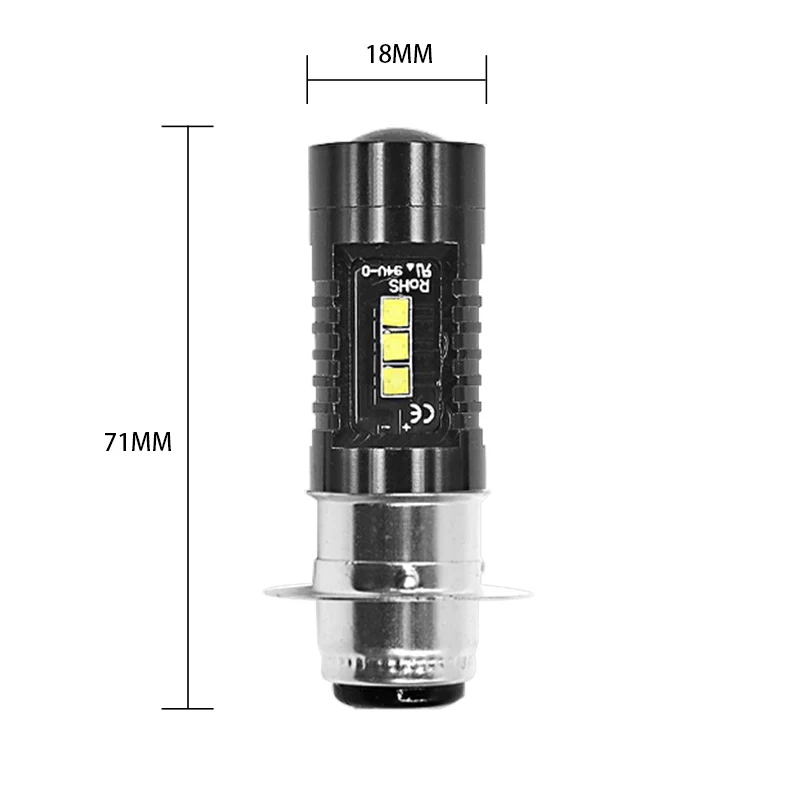 Светодиодная фара Racbox BA20D для мотоцикла скутера квадроцикла 12 В 24 |