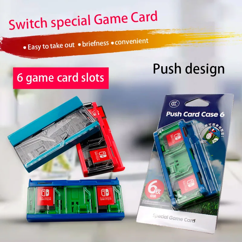 Чехол для игровых карт Pop & lock Nintendo Switch Lite прозрачный дизайн видимости игр легкое