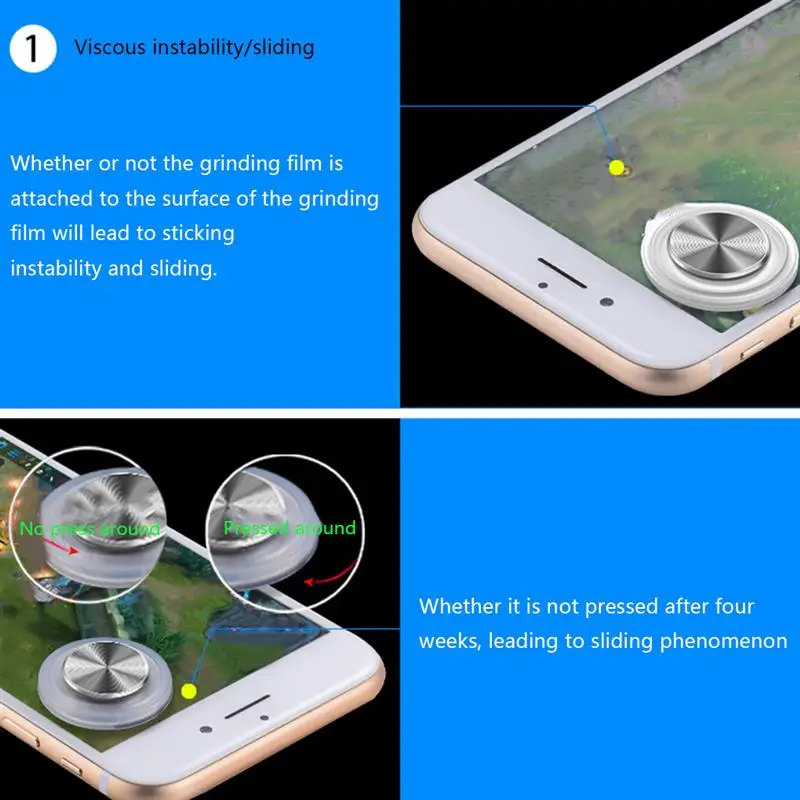 Круглый игровой джойстик мобильный телефон клавишный металлический кнопочный