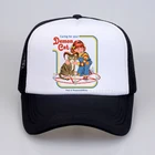 Шляпа сатана женская, сатанизма, кошка, зло, демон, мрачная смерть, принт, страшный ужас, психоделический смешной жнец, Кепка в стиле хип-хоп