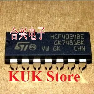 

Реальный 100% оригинальный новый HCF4024BE HCF4024BEY DIP-14 50 шт./лот