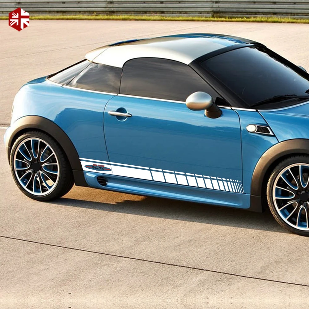 2 шт. виниловые наклейки на дверь и боковую юбку автомобиля | Автомобили мотоциклы