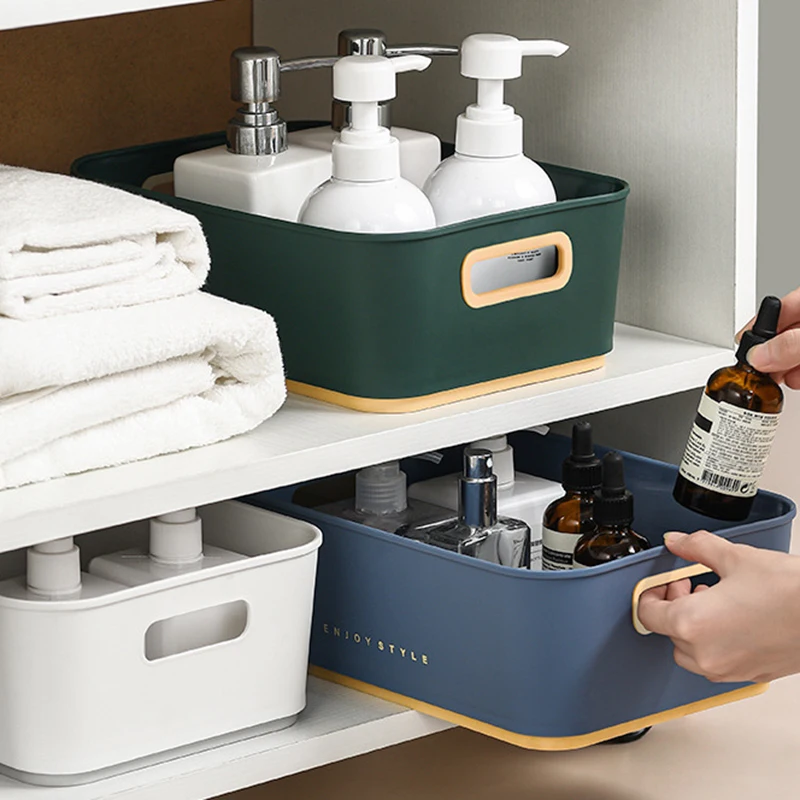 

Multipurpose Plastics Storage Crates Box Office Supplies Storage Organizer Box For Home Office REME889