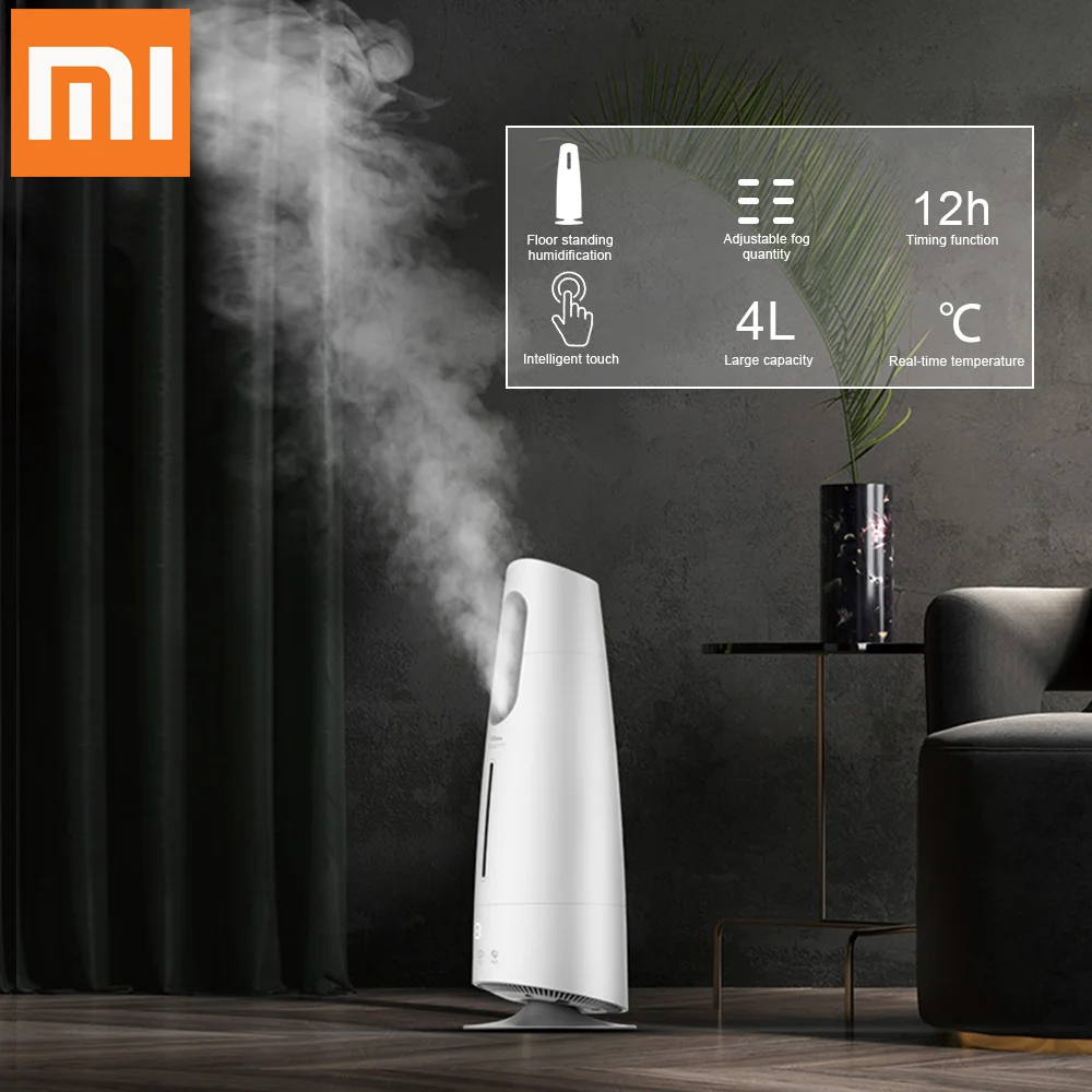 Xiaomi Home DEERMA 4L увлажнитель воздуха Арома диффузор тумана сенсорный экран масляный диффузор очищающий воздух кондиционированный бытовой