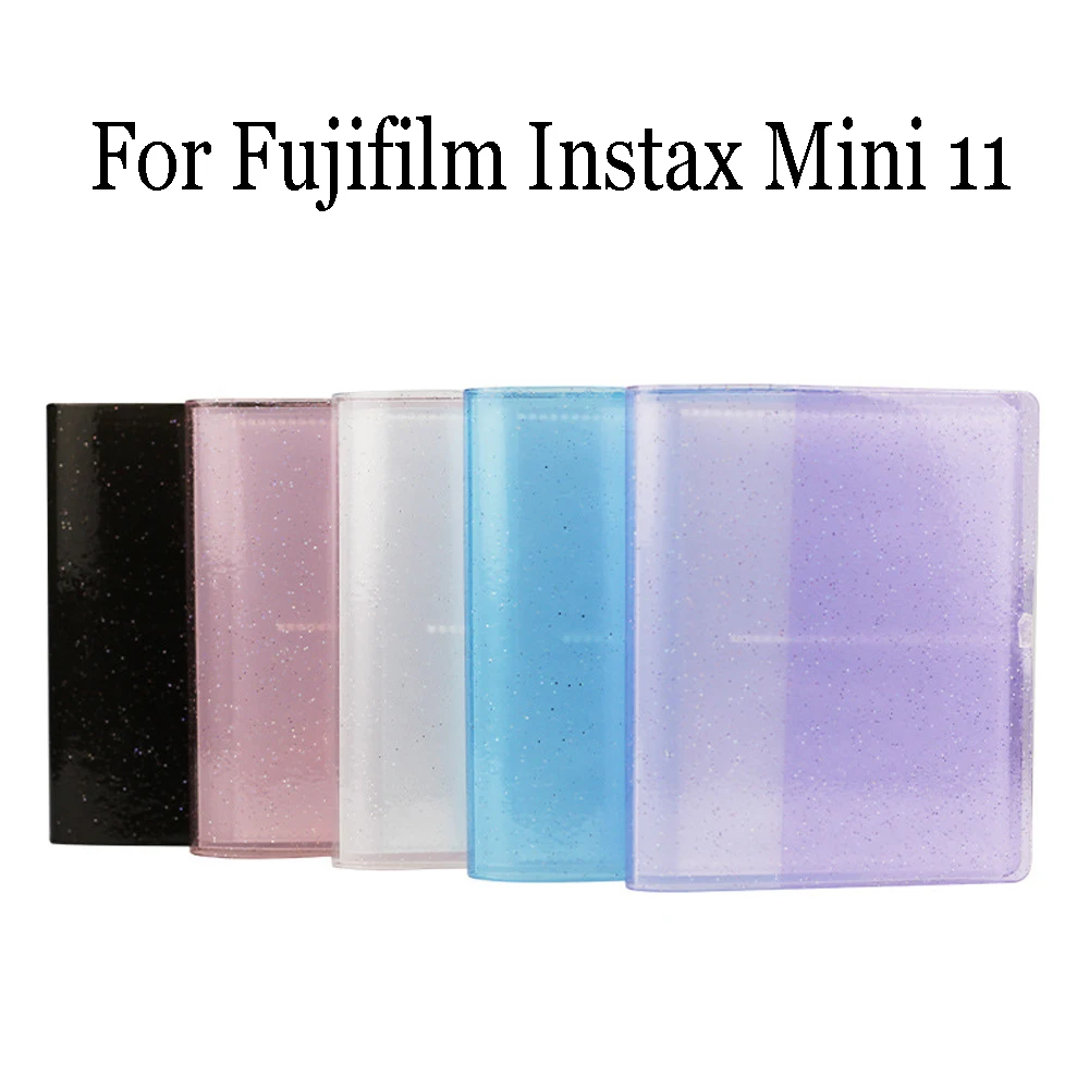 Besegad 64 Карманный фотоальбом для Fujifilm Instax mini11 3 дюйма цветной ПВХ мягкий