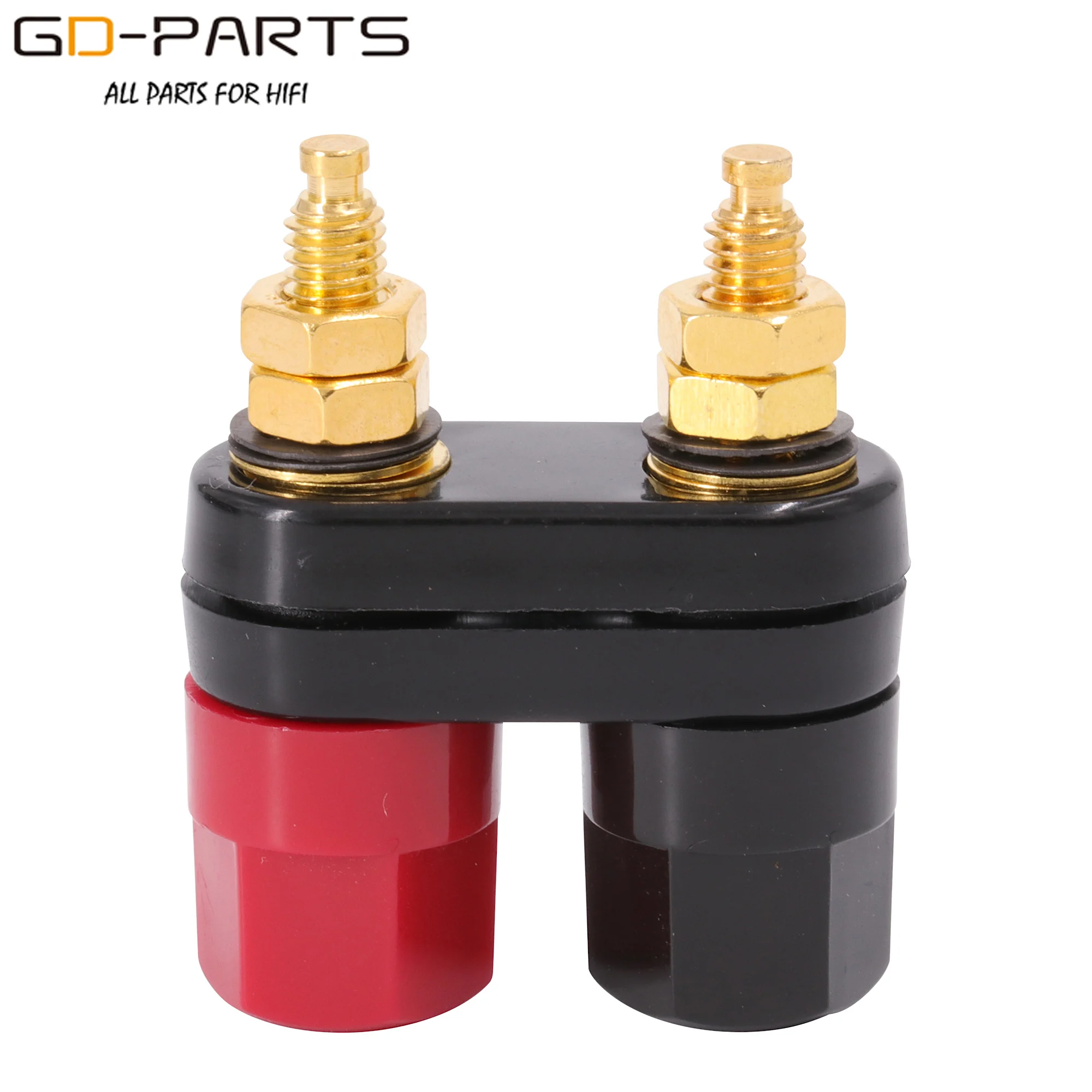 1 шт. латунный усилитель бананового гнезда с позолоченным штекером|Коннекторы и