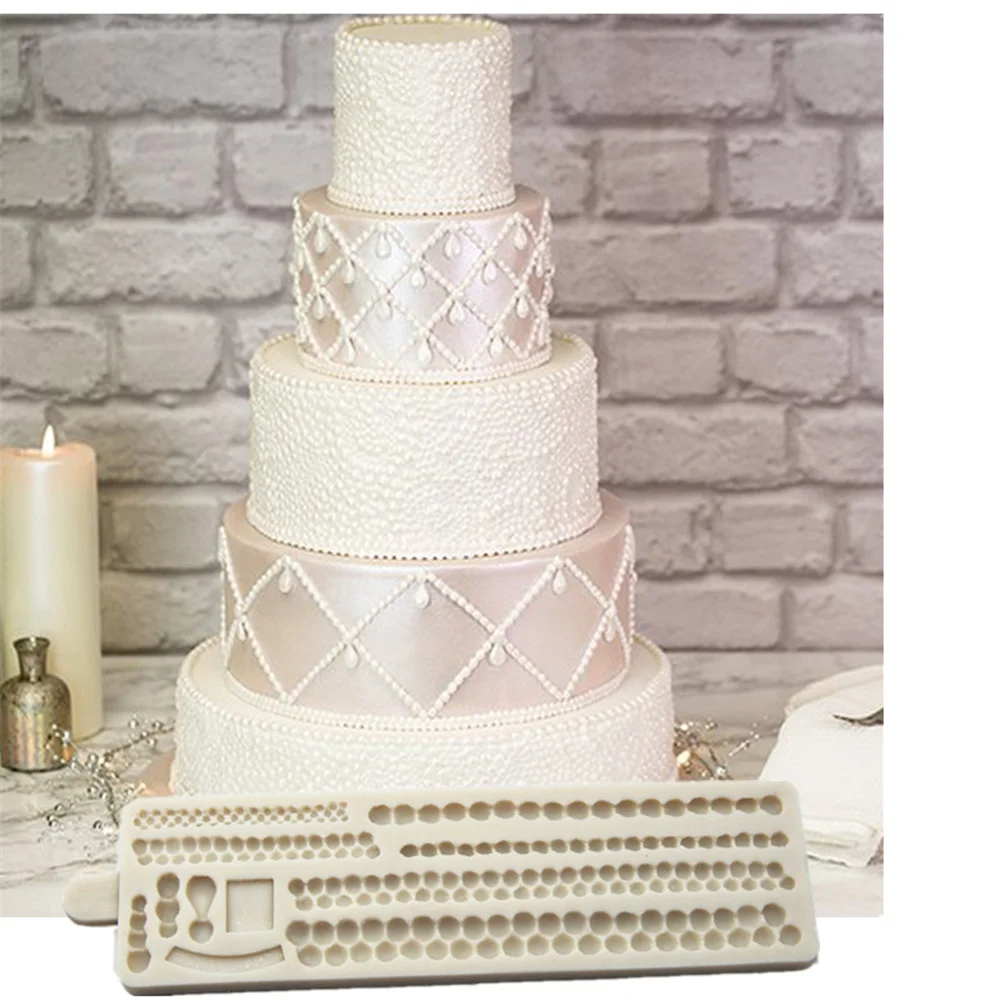 1 шт. жемчужная силиконовая форма для помадки из смолы 3D инструменты украшения
