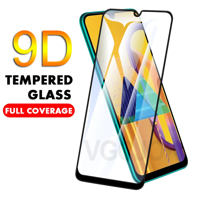 

9D Tempered Glass On For Samsung Galaxy A10 A20 A20E A20S A30 A30S A40 A40S A50 A50S A60 A70 A80 A90 Full Cover Protective Film