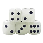 5 шт. 14 мм 6-сторонние Светящиеся Кубики носветильник, круглые угловые кубики, Веселый бар, KTV, развлекательные светящиеся фотографические инструменты для питья