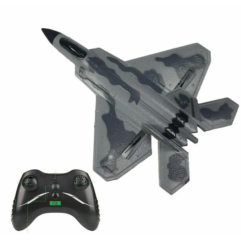 FX-822 F22 самостоятельно FX-822 FX-823 балансировки начинающих пены анти влияние детская игрушка самолета игрушечный электрический RC истребитель 2,4 ГГц зарядка через usb игрушка для детей - Цвет: FX-822