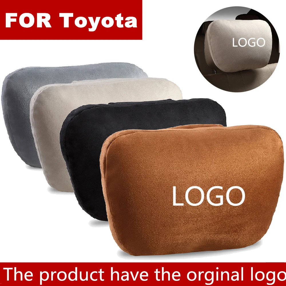Супер мягкий замшевый чехол для подголовника автомобиля подушка поддержки шеи