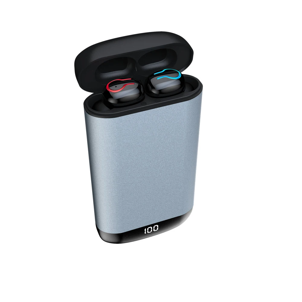 Беспроводные наушники HBQ Q66 TWS 5 0 6000 мАч Bluetooth с светодиодный зарядным устройством