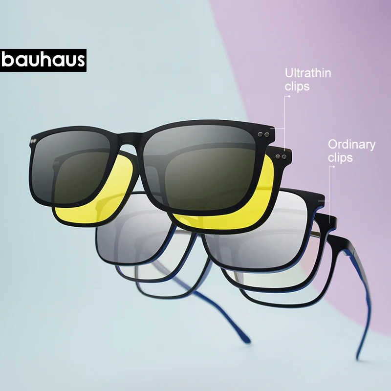 Bauhaus мужские солнцезащитные очки на магнитной застежке оптические для