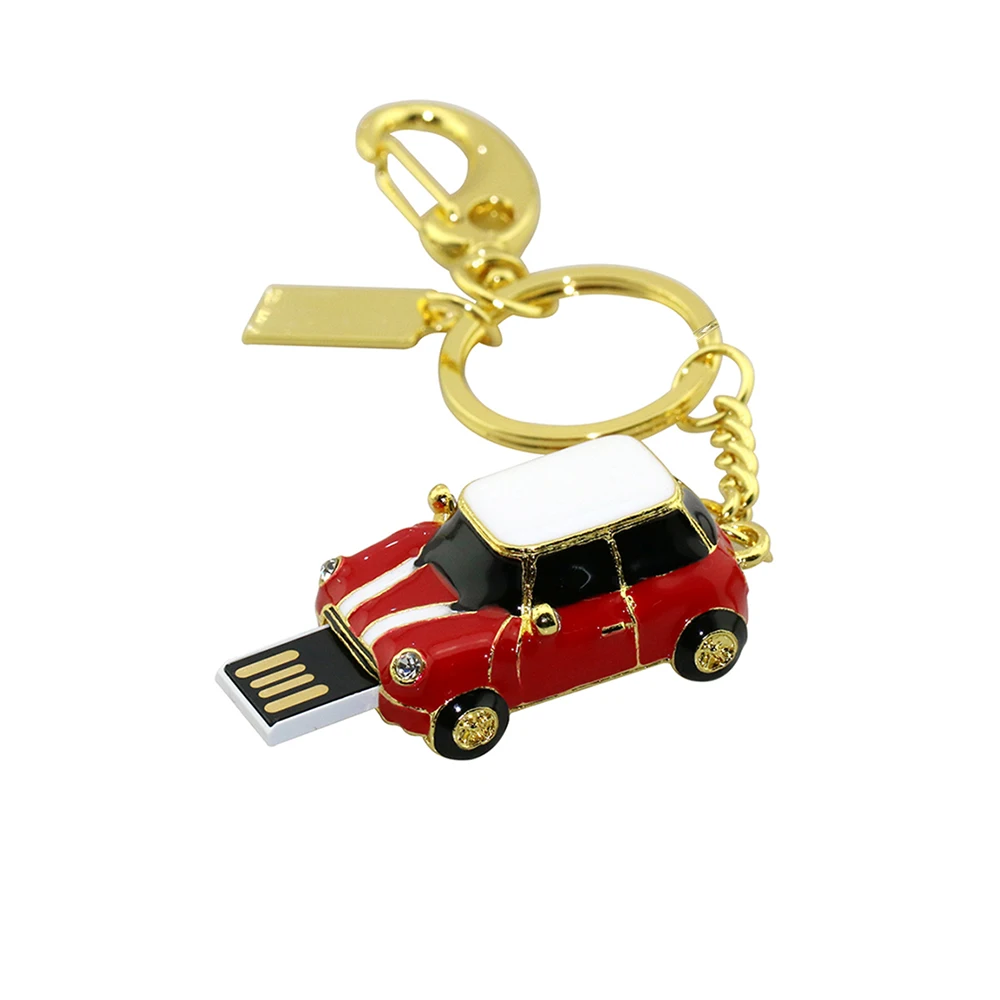 Флеш накопитель Mini Cooper автомобильный стиль USB флэш 128 Гб 8 оперативной памяти 16