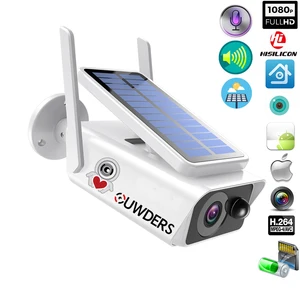 Solar WiFi IP Camera 1080P HD Outdoor Charging Battery Wireless Security Camera PIR Motion Detection Bullet Surveillance CCTV Solar WiFi IP Camera 1080P HD Outdoor Charging Battery Wireless Security Camera PIR Motion Detection Bullet Surveillance CCTV