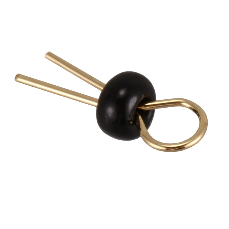

200Pcs Black Gold Tone Soldering PCB Board Breadboard Test Point Pin