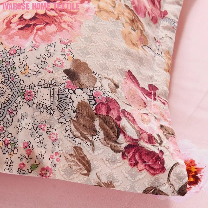 

Vibrant Blossom Duvet Cover Set 4Pcs Twin Full Queen size Bedding Set Comforter Cover Bed Sheet Pillow shams Soft Breathable