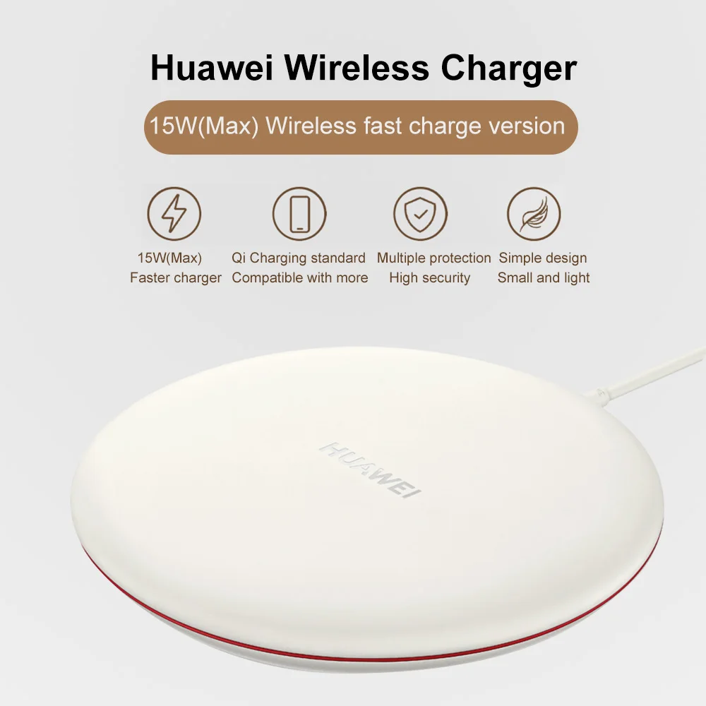 Беспроводное зарядное устройство Huawei P30 Pro 15 Вт CP60 QI Max быстрая зарядка для Mate 20 RS